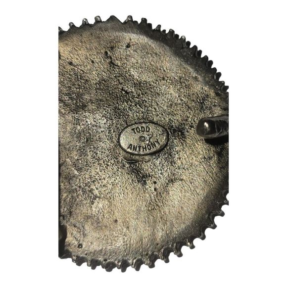 Custum Made Todd Anthony Silver Belt Buckle - Picture 3 of 3